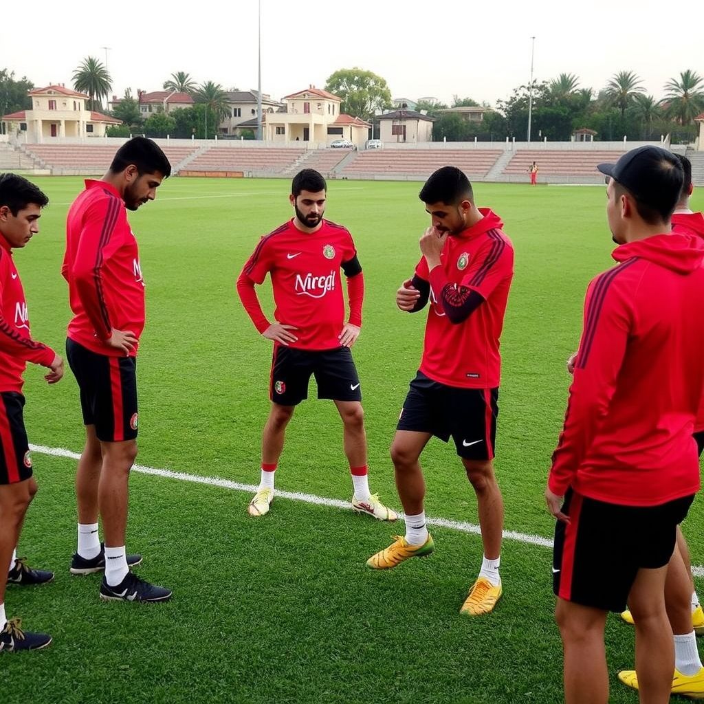 爱游戏入口-摩洛哥瓦赫达备战细节频出，球队积极调整状态